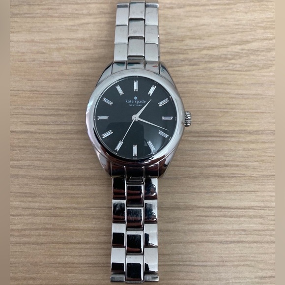 kate spade Accessories - KATE SPADE CHROME SILVER METAL WATCH ADJUSTABLE BAND